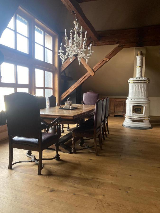 Altbauwohnung Mit Fachwerk Anif Exteriér fotografie