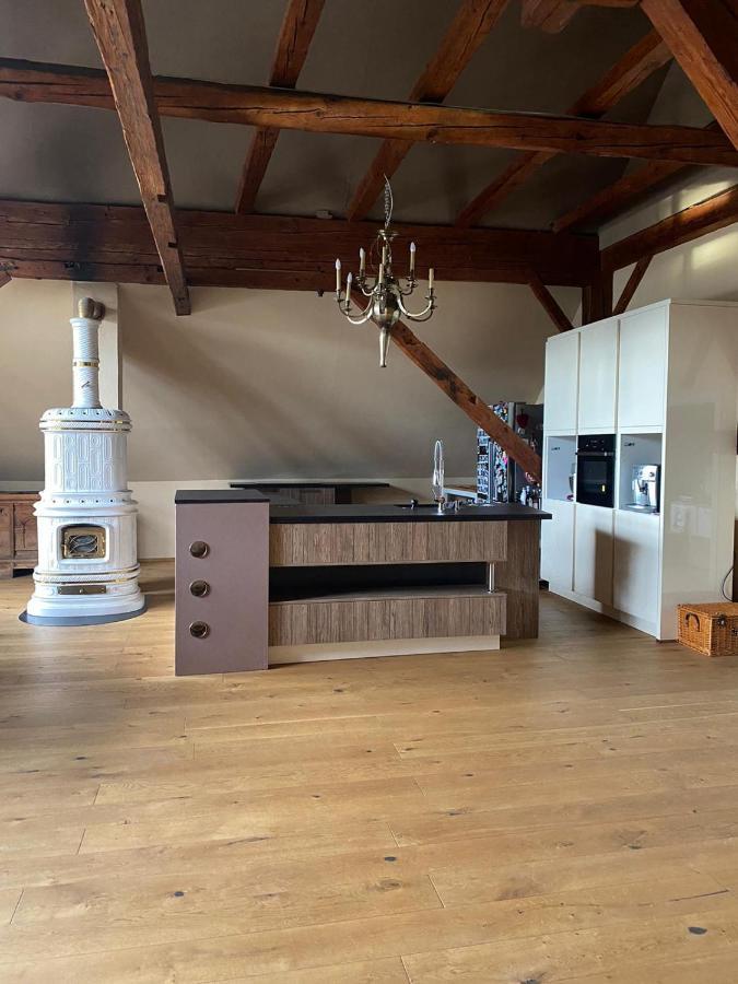 Altbauwohnung Mit Fachwerk Anif Exteriér fotografie
