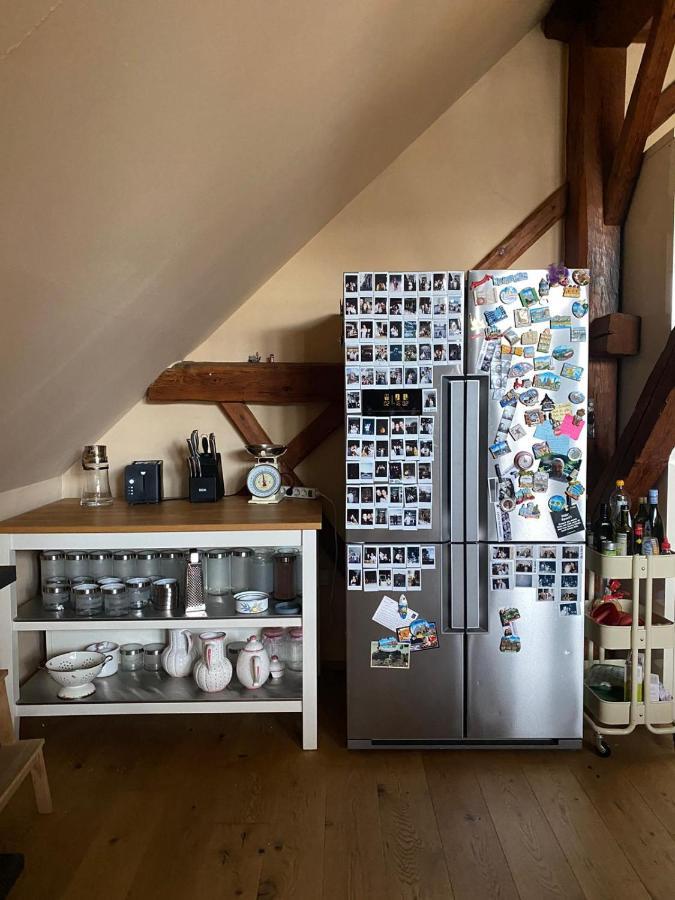 Altbauwohnung Mit Fachwerk Anif Exteriér fotografie
