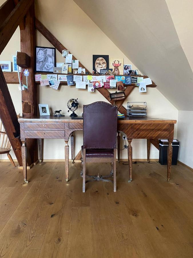 Altbauwohnung Mit Fachwerk Anif Exteriér fotografie